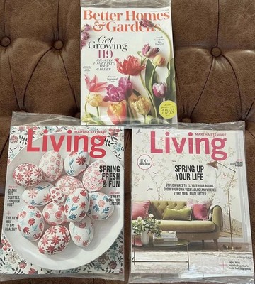 Women’s Magazines Martha Stewart 2 Bundle 2017 & A Better Homes & Garden 2017-image