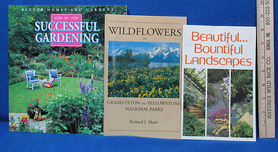 Better Homes & Gardens Successful Gardening Book Wildflowers & Landscapes  3 Bks-image