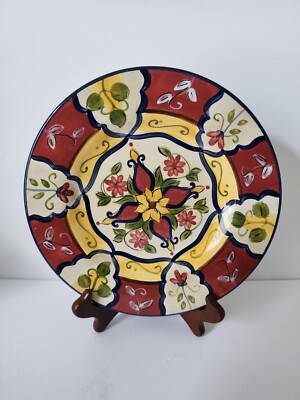 Pier 1 Imports Vallarta Single Replacement Luncheon Plate 9” Earthenware-image