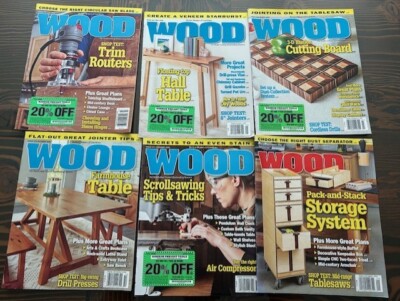Lot Of 6 Better Homes & Gardens Wood Magazine MAR-MAY-JUL-SEP-OCT-NOV 2020-image