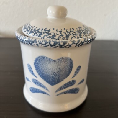 House Of Lloyd 1992 Blue Heart Canister 5