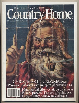 Better Homes and Gardens Country Home Magazine Dec 1986 Vol 8 #06 Christmas VTG-image