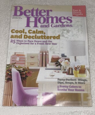 Better Homes and Gardens - January 2011 - Cool, Calm, And Declutterred 25 Ways-image