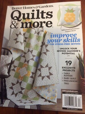 Better Homes and Gardens Quilts and More Summer 2021 new-image