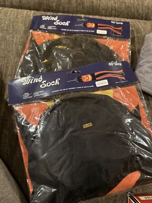 Vintage Halloween Pumpkin Windsock 60