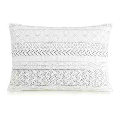 Better Homes & Gardens Embroidery Stripe King Sham (Pair), Gray-image