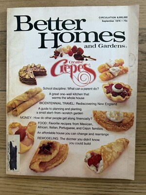 Vintage Better Home and Gardens Magazine September 1976-image