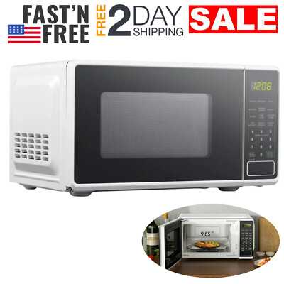 Horno De Microondas Pequeño 0.7 cu. ft. 700W Para Cocina En Oferta Barato Blanco-image