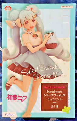 USA Hatsune Miku Sweet Sweets Series Figure Mint Chocolate FuRyu Japan Import-image