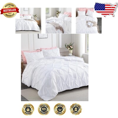 Soft Down Alternative Twin Comforter & Pillow Cover Set - All-Season Cozy Luxury-image
