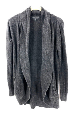 Barefoot Dreams CozyChic Lite Circle Cardigan XS/S Soft Gray Cozy Pockets 452-image