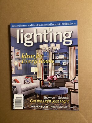 Better Homes & Gardens Lighting Magazine 2011 NEW CONDITION FREE SHIPPING-image
