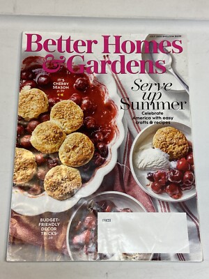 Better Homes Gardens Magazine Jul 2020 Cherry Pie Season Serve Up Summer Recipes-image