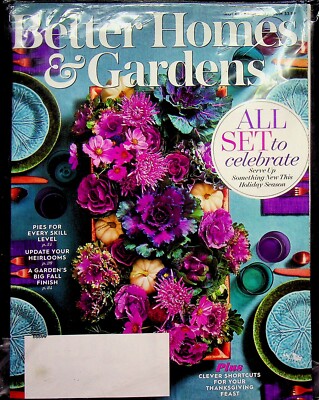 Better Homes & Gardens November 2021 All Set to Celebrate (Magazine: Home  and G-image