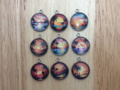 Tropical Sunset Charms-image