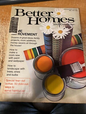BETTER HOMES & GARDENS MAGAZINE----MAY 1972-image