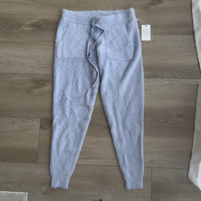 P.J.Salvage Pajama fuzzy  pants light blue super soft and cozy Sz M-image