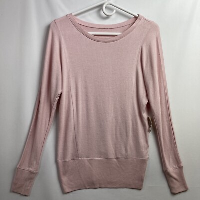 Live Love Dream Sleep Shirt Womens XS Pink Long Sleeve Seriously Soft Cozy NEW-image