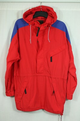 Vintage Eddie Bauer Anorak Men's M Colorful Pullover Rain Wind Gear 80's 90's-image