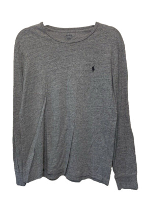 Grey Polo by Ralph Lauren sz M casual basic closet staple fall winter preppy-image