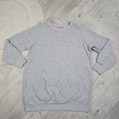Woman Within Woman’s Size 14/16 M Sweater Grey Long Sleeve Cozy Comfortable-image