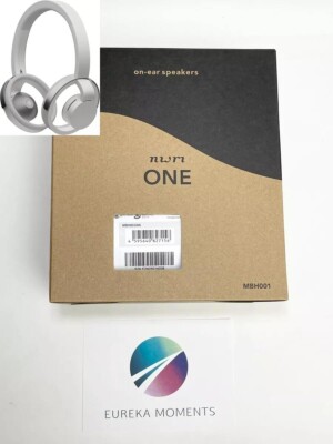 nwm ONE Light Gray MBH001 WA Open-Ear Over-the-Head Ear Speaker NEW-image