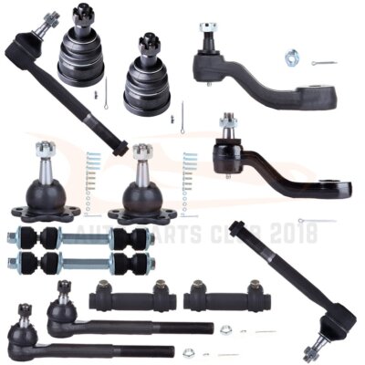 Complete 14pc Front Suspension Kit Fits 1993-1999 Chevy C1500 C2500 Suberban 2WD-image