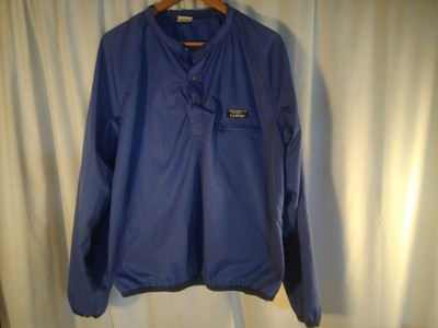 Vintage L.L Bean Wind Breaker Adult Size Large Blue Long Sleeve Men-image