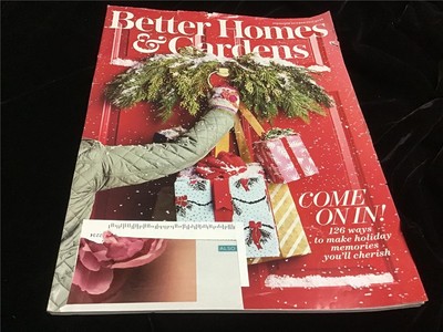 Better Homes and Gardens Magazine Dec 2019 Come On In! 126 Ways Make Memories-image