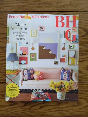 Better homes and gardens magazine May 2024 BHG a home that tells your story-image