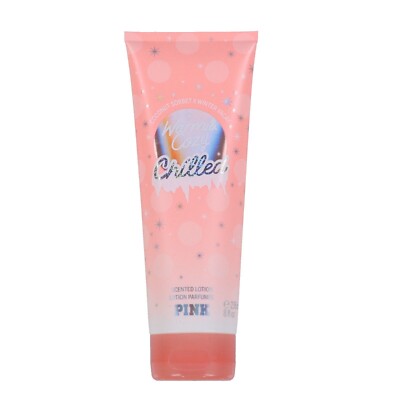 NEW Victoria’s Secret PINK Warm & Cozy Chilled Scented Body Lotion 8 oz Full Sz-image