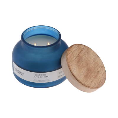 Better Homes & Gardens Blue Fern and Citrus Scented 2-Wick 18oz (510.3 g)-image