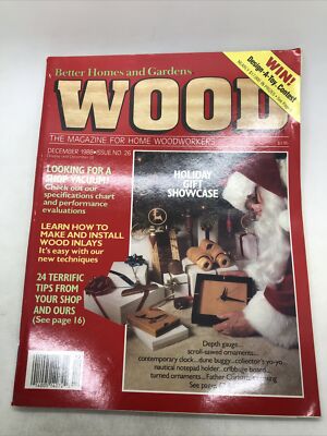 Better Homes & Gardens Wood Magazine Issue 26 December 1988-image