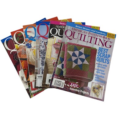 Better Homes & Gardens American Patchwork & Quilting Magazines Full Year 2005-image