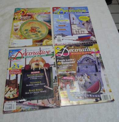 Better Homes & Gardens Decorative Woodcrafts Magazines 4 1998 1999-image