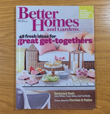 Better Homes And Gardens Magazine Back Issue From June 2013 -Great Get-Togethers-image
