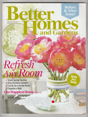 Better Homes and Gardens Magazine March 2008-image