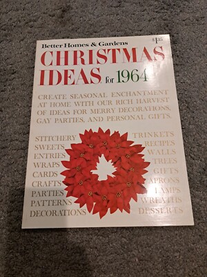Vintage 1964 Better Homes & Gardens Christmas Ideas Mid-Century Modern Crafts-image