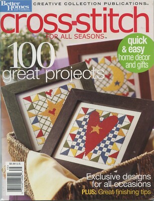 Better Homes Cross-Stitch For All Seasons 100 Great Projects Magazine 2003-image
