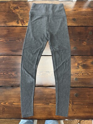 ⚡️Orvis Women Cozy Fleece Lined Leggings Wide Band High Rise - Black (Small)-image