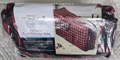 New Mainstay Soft Sided Xmas Tree Rolling Storage Bag Fits Up To 9 Ft W/ Wheels -image