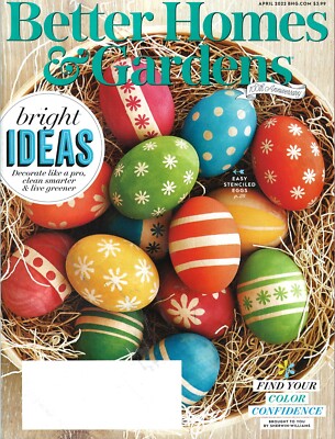 Better Homes and Gardens April 2022 Single Issue Magazine-image