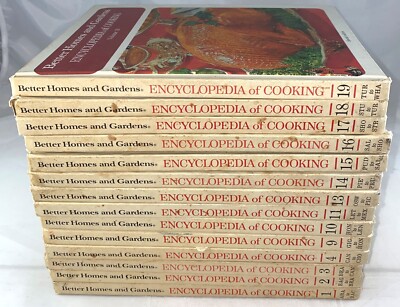 Lot 19 Better Homes & Gardens ENCLYCLOPEDIA OF COOKING + RECIPES-image