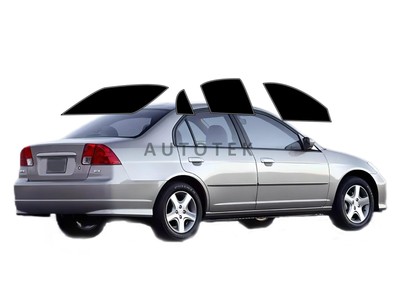 Computerized Custom PreCut 2Ply Window Tint Film Kit For 01-05 Honda Civic Sedan-image