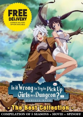 DVD Is It Wrong To Try To Pick Up Girls In A Dungeon? Season 1-5 + Spinoff+Movie-image