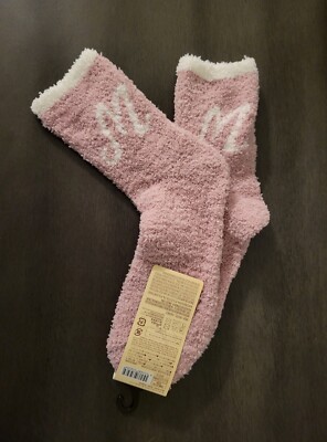 Daiso Japan Women's Cozy Socks Pink US Size 5-7-image