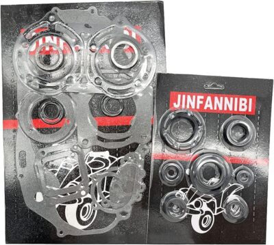 Complete Engine Gasket Oil Seal Kit Set for Yamaha Banshee 350 YFZ350 1987-2006-image
