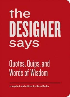 Sara Bader The Designer Says (Hardback) (UK IMPORT)-image