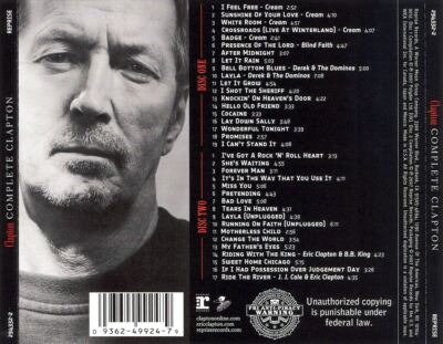 ERIC CLAPTON - COMPLETE CLAPTON NEW CD-image