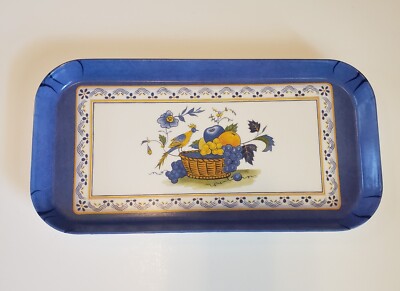 Melamine French Country Rectangle Appetizer Tray  11 1/4